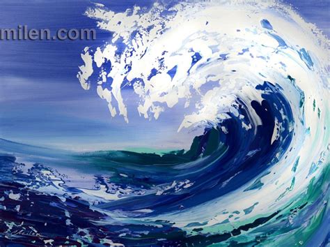 Challenge Wave Abstract Painting Abstract Paintings Amazing Original