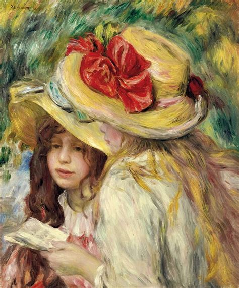 Reading And Art Pierre Auguste Renoir 1