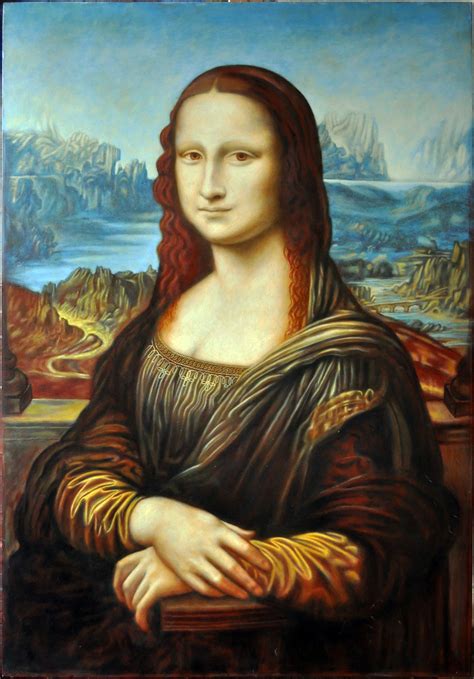 Reproduction Of The Mona Lisa By Leonardo Da Vinci Etsy