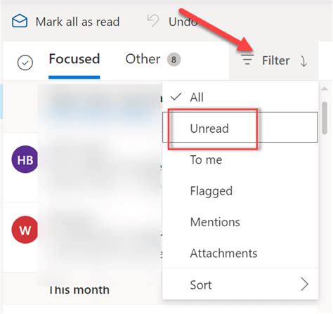 How To Find Unread Emails In Outlook
