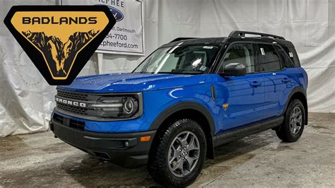 Velocity Blue 2022 Ford Bronco Sport Badlands Review Macphee Ford