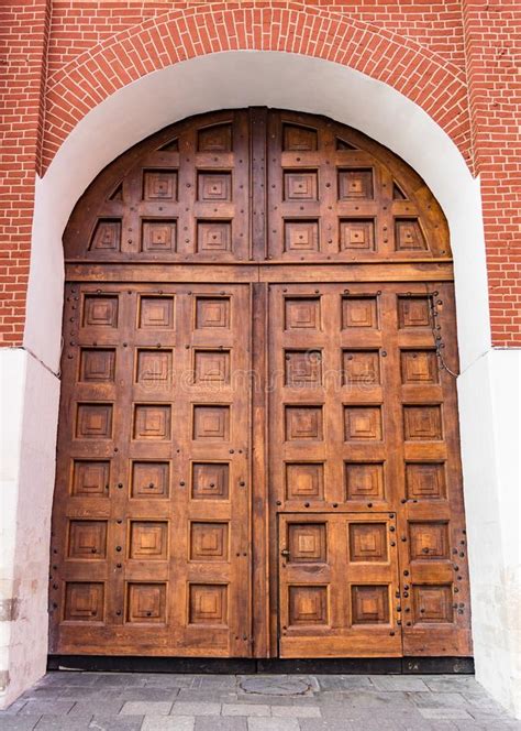 Door Of Kremlin In Red Square Moscow Russia Stock Photo Image Of