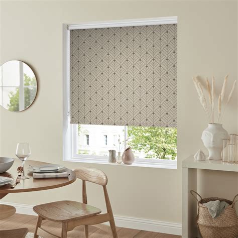 Solitaire Made To Measure Blackout Roller Blind In Taupe Cheap Uk