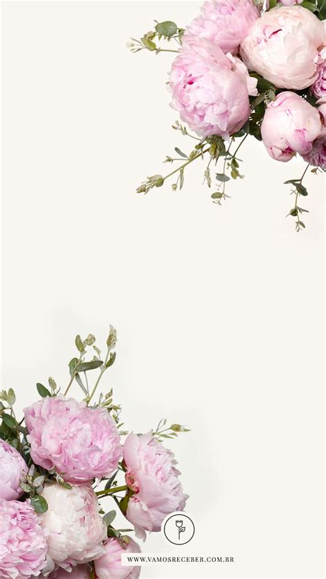Blush Pink Floral Peonies Flowers Iphone Phone Background Wallpaper
