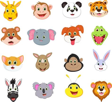 Clip Art Animal Faces Royalty Cute Animal Faces Clipart Hd Png
