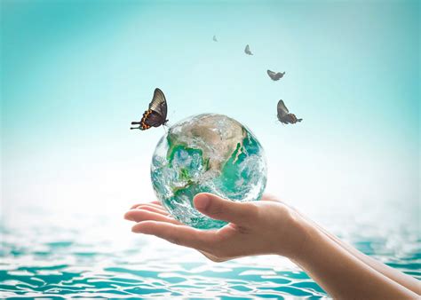 World Ocean Day Saving Water Campaign Sustainable Ecological