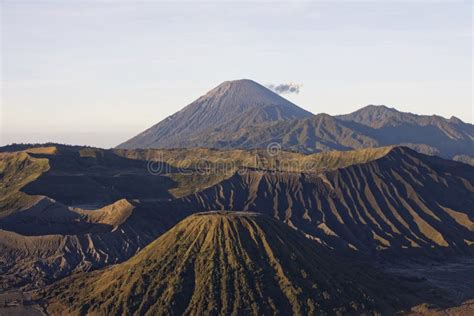 Mount Bromo Is An Active Volcano And Part Of The Tengger Massif In