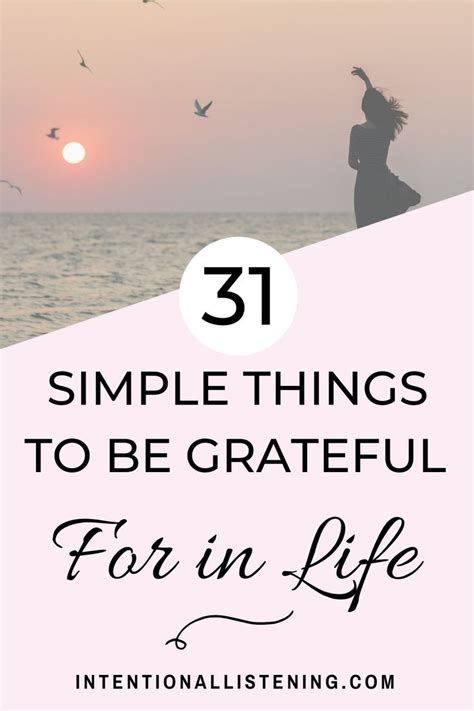101 Simple Things To Be Grateful For In Life In 2020 Gratitude