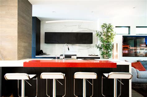 An Inspired Modern In Atlanta Contemporary Home Bar Atlanta By