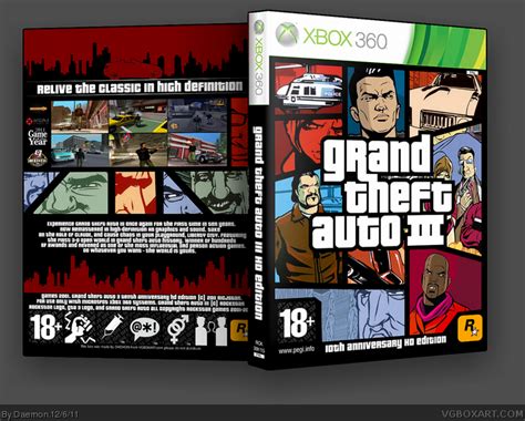 Gta.3.2002.repack.iso.torrent как тут скачать ? Grand Theft Auto III HD Xbox 360 Box Art Cover by Daemon
