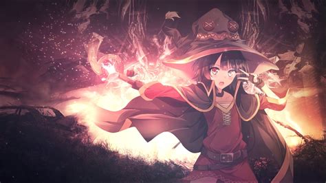 Megumin Animated Hd Wallpaper 60fps 1080p 5 Youtube