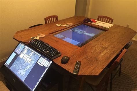 Building a tabletop gaming table. D&D group builds custom digital tabletop with 4K ...