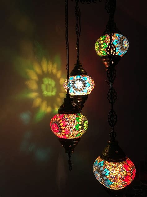 Ball Turkish Mosaic Chandelier Turkish Mosaic Lamp Mosaic Lamp