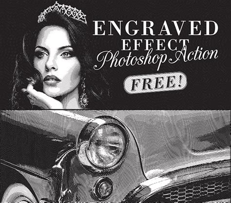 Engrave Illustration Style Photoshop Tutorials And Actions Psddude