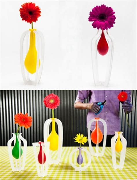 Diy Latex Baloon Vases Shelterness