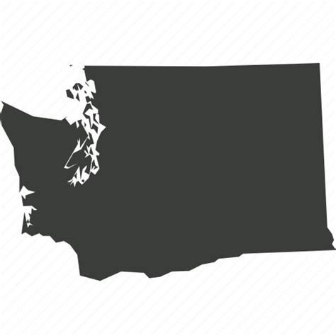 Map Usa Washington Location America State Icon Download On