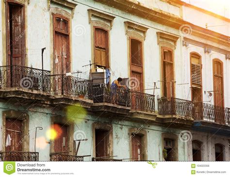 Cuba Havana Editorial Photo Image Of Balcony Cuban 104022356