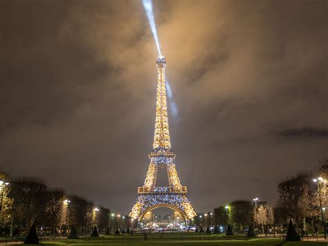 The “diamond Light”a Jewel From The Eiffel Towers Sparkling Effect