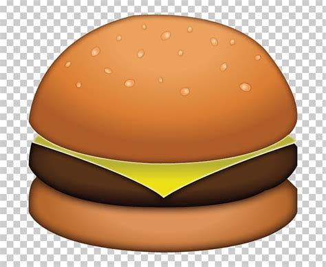 Hamburger Cheeseburger Fast Food Emoji French Fries Png Clipart
