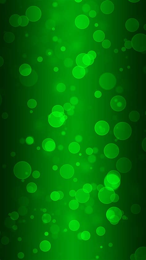 Green Particles Black Circle Dark Light Poison Hd Phone Wallpaper