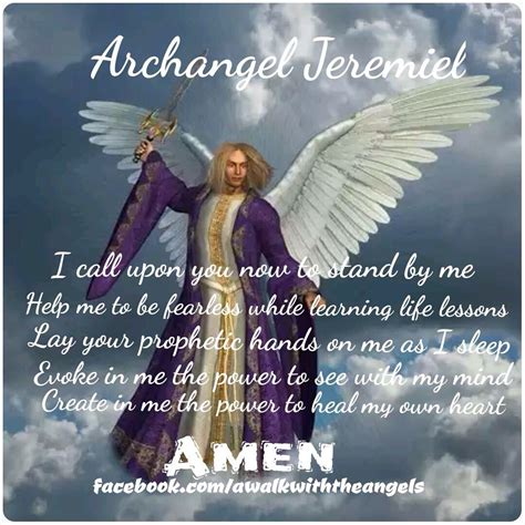 Archangel Jeremiel Prayer Archangels Angel Prayers Archangel Prayers