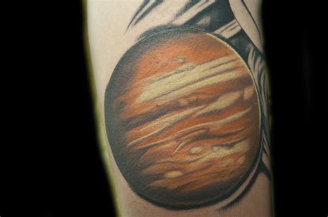 Jupiter In Progress Galaxy Sleeve Tattoo Work I Tattoo Sagittarius