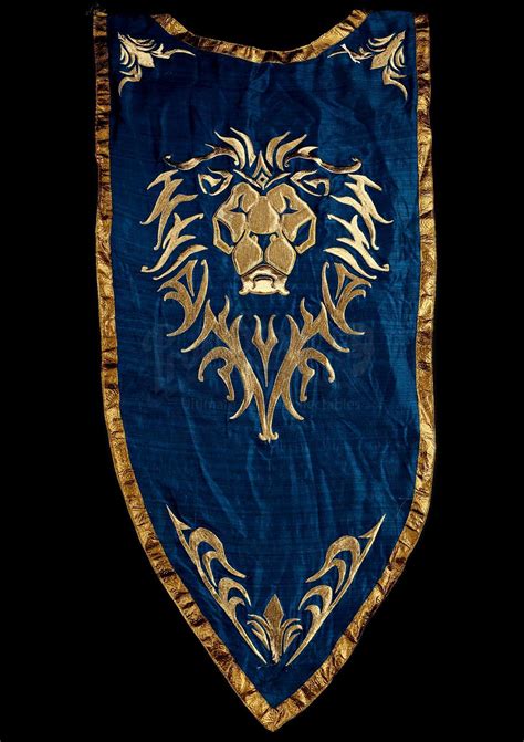 Lot # 464: Large Lion Head Alliance Banner - Price Estimate: