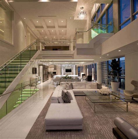4 Story Penthouse Miami Contemporary Living Room Miami By