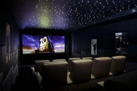 Popular starlight ceiling of good quality and at affordable prices you can buy on aliexpress. Star Lit Ceiling With Black Walls Movie Rooms | At home ...