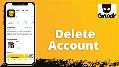 How To Delete Your Grindr Account Youtube
