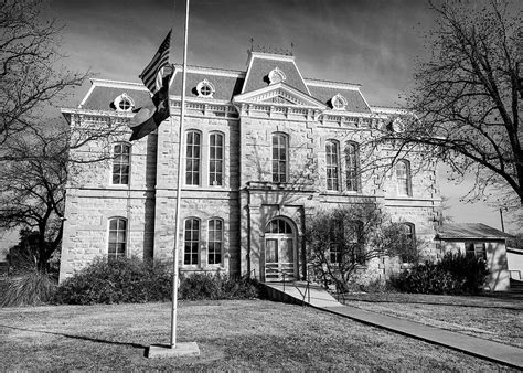 Concho County Courthouse Photograph By Stephen Stookey