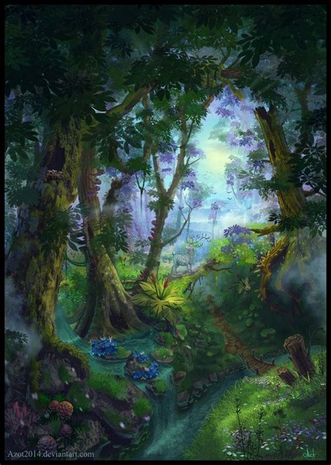Summer Forest Book Cover By Azot2014 On Deviantart Fantasy