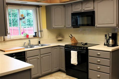 Most of the kitchen is his ugly dark paneling. Painting old kitchen cabinets ideas | Hawk Haven