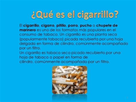 Diapositivas El Cigarrillo