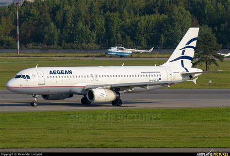 Sx Dvg Aegean Airlines Airbus A320 At St Petersburg Pulkovo