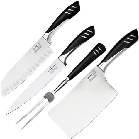 When you need a beautiful mix of durability, style, and ease of use in your kitchen knife set, then the best options will come from j.a henckels. Top Chef® Satoku Knife, Chopper Cleaver & Steel Carving ...