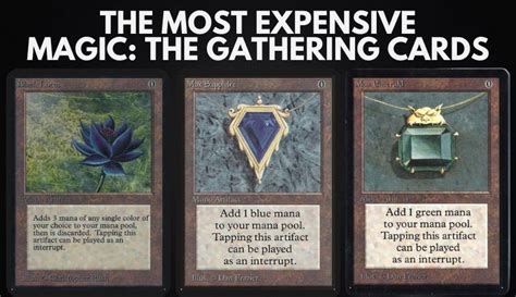 These cards were made earlier in countries like holland, portugal and england but now they have become very rare. The 10 Most Expensive Magic: The Gathering Cards (2020)