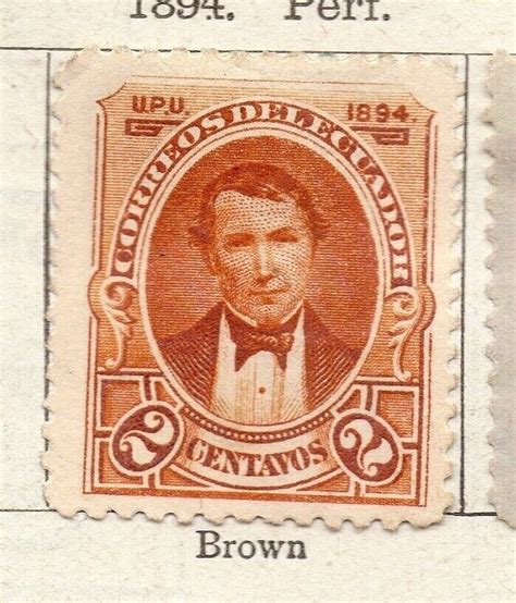 Ecuador 1894 Early Issue Fine Mint Hinged 2c NW 218952 Central