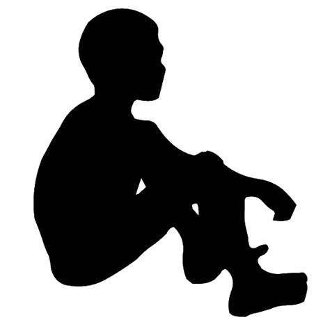 Silhouette Boy Child Silhouette Png Download 569568 Free