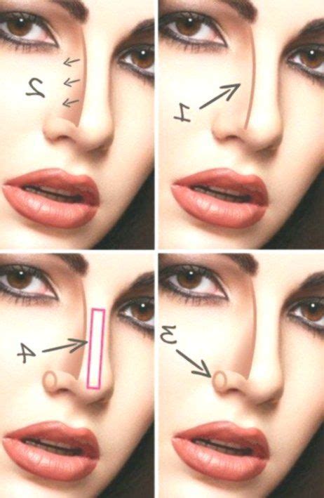 Within the past few years, contouring has taken the makeup. Learn how to contour your nose - #Contour #Learn #nose | Nose makeup, Big nose makeup, Nose ...