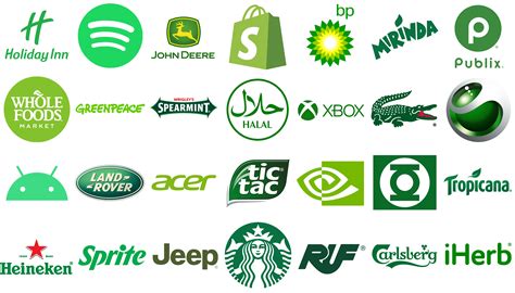 Most Famous Logos In Green