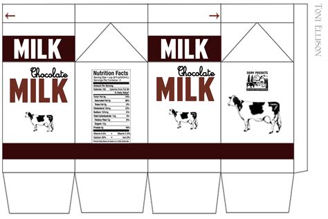 I Designed These Labels And Was Inspired By Those Generic Tv Milk Cartons Theres One For