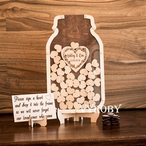 It's the first things about the wedding celebration your guest would probably see and give you a brief remark that you will appreciate everyday for a long time to come. Пін на дошці «Mason jar wedding guest book alternative»