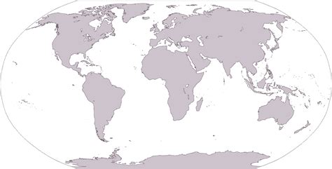Blank World Map Png