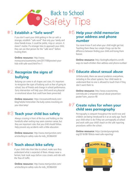 7 Tips To Keep Your Child Safe This School Year Uplifting Mayhem