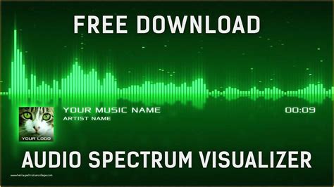 After Effects Visualizer Template Free Of Audio Spectrum Visualization