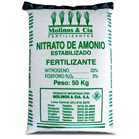 Nitrato De Amonio Estabilizado Molinos C A