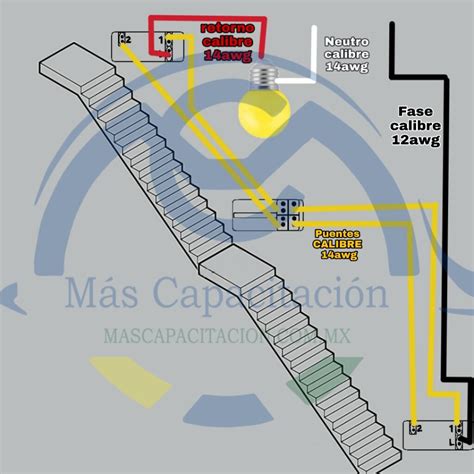 Diagrama De Dos Apagadores De Escalera Y 4 Vias Modus Pro Más