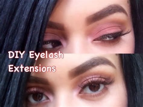Eyelash extensions are worth babbling about, for they look thick and pretty when fixed on your eyelashes. DIY Eyelash Extensions - YouTube
