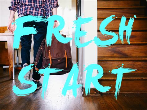 Fresh Start - Church Sermon Series Ideas